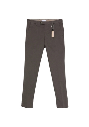 Manuel Ritz zip-fly trousers - Brown