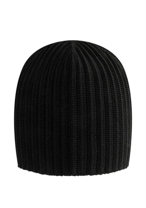 Homme Plissé Issey Miyake Penne ribbed beanie hat - Black
