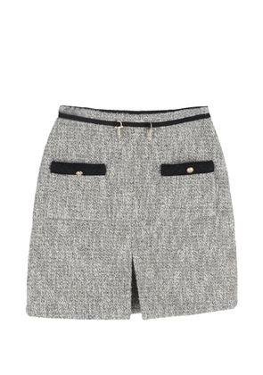 Maje Jinie tweed mini skirt - Grey