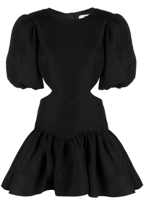 MSGM cut-out flared minidress - Black