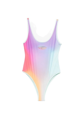 Casablanca x Martin Naumann gradient printed swimsuit - Purple