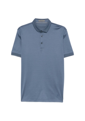 Corneliani short-sleeve polo shirt - Blue