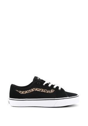 Vans Knu Skool leopard panel sneakers - Black