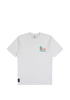 adidas graphic print crew neck t-shirt - White