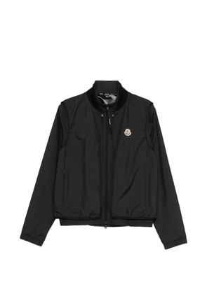 Moncler Hemmoor ribbed zip jacket - Black