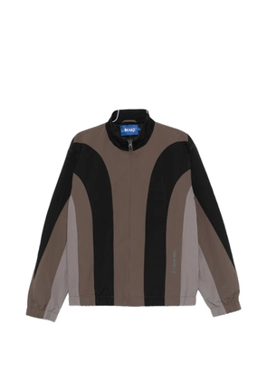 Awake NY colour-block zip-up jacket - Black