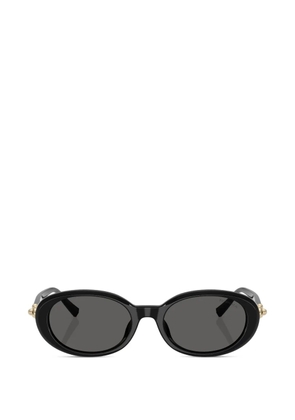 Tiffany & Co Eyewear logo-lettering sunglasses - Black