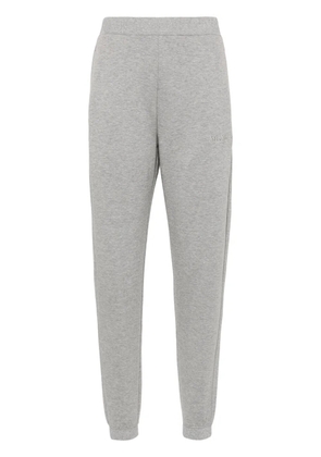 'S Max Mara logo-embroidered mélange track pants - Grey