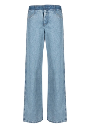 Christopher Esber Deconstruct straight-leg jeans - Blue