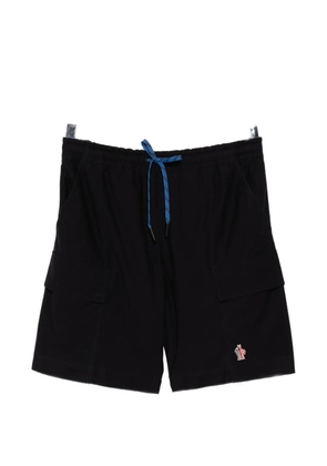 Moncler Grenoble gabardine cargo shorts - Blue
