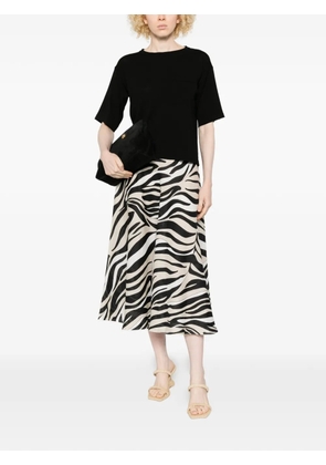 Intrecci pocket detail T-shirt - Black