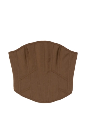 Giuseppe Di Morabito panelled-design top - Brown