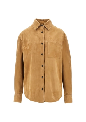 Sword front-pocket shirt jacket - Neutrals