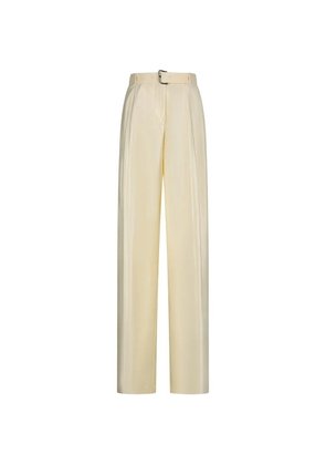 Blumarine belted trousers - Neutrals