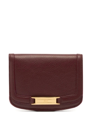 Bally Deco metal-plaque wallet - Red