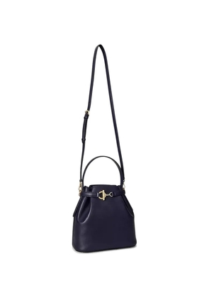 Lauren Ralph Lauren medium Blaike buckle-detail bucket bag - Blue