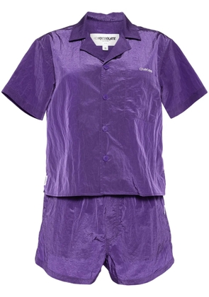 CHOCOOLATE high-shine top - Purple
