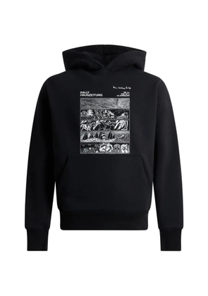 Bally graphic-print hoodie - Black