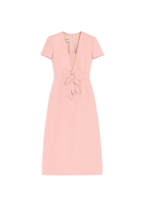 Valentino Garavani embroidered crepe couture dress - Pink