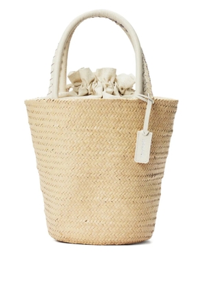 Nannacay straw tote bag - Neutrals