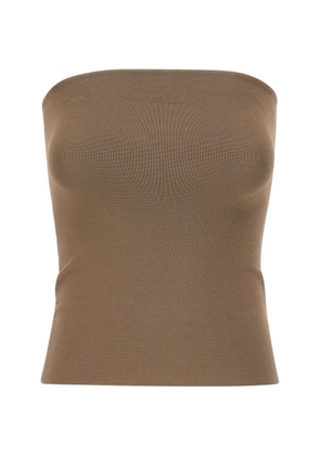 ENTIRE STUDIOS sleeveless bandeau top - Brown