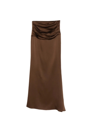 Giuseppe Di Morabito ruched skirt - Brown
