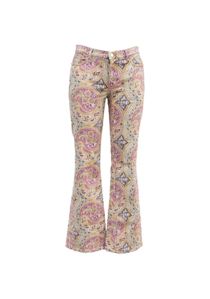 Etro Vintage paisley flared jeans - Neutrals