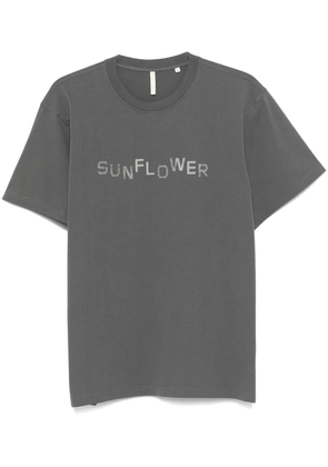 Sunflower logo-print T-shirt - Grey