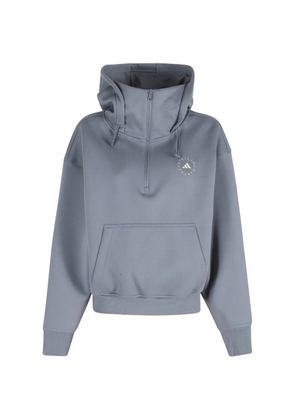 adidas x Stella McCartney half-zip hoodie - Blue