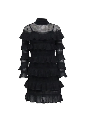ZIMMERMANN tiered-ruffles mini dress - Black