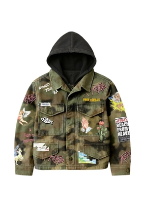 Free Refills camouflage-pattern jacket - Green