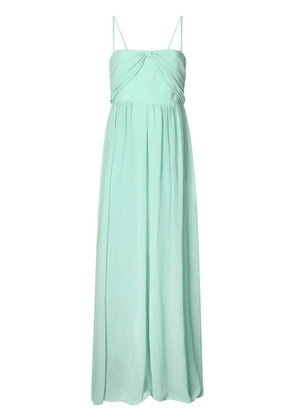 LIU JO twisted-detail evening dress - Green