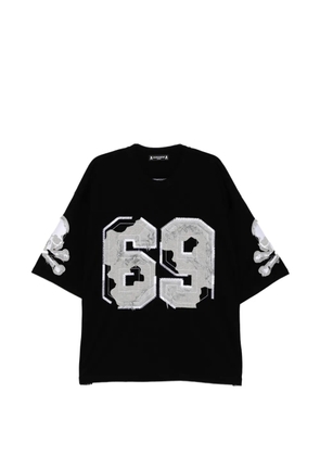 Mastermind Japan number motif T-shirt - Black