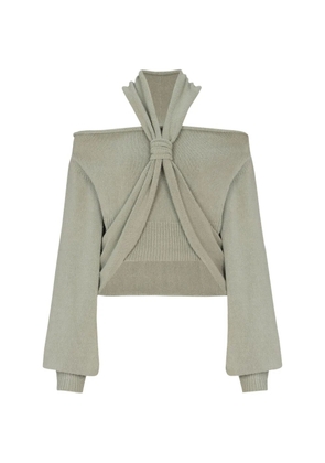 Balmain long-sleeve sweater - Green