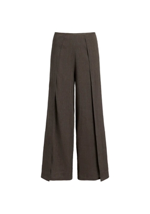 Proenza Schouler White Label Calla pleated palazzo pants - Brown