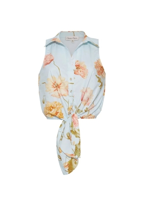 Cara Cara Highland floral-print blouse - Blue