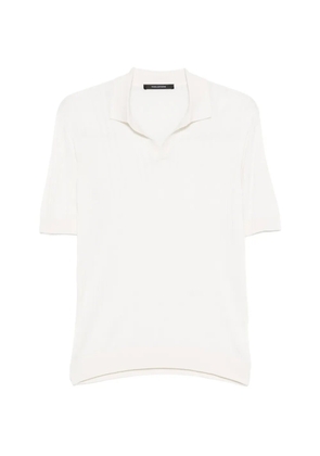 Tagliatore short-sleeve polo-collar T-shirt - Neutrals