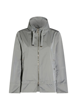 Moorer hooded zip-up jacket - Grey