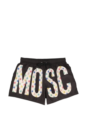 Moschino Pre-Owned printed swim shorts - Black