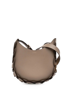 Chloé Pre-Owned 2020 Small Grained Calfskin Darryl Hobo crossbody bag - Brown