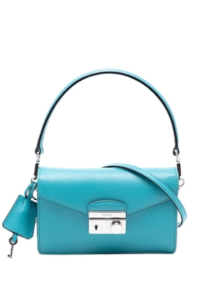 Prada Pre-Owned 2010-2025 Saffiano Lux Sound Lock satchel - Blue