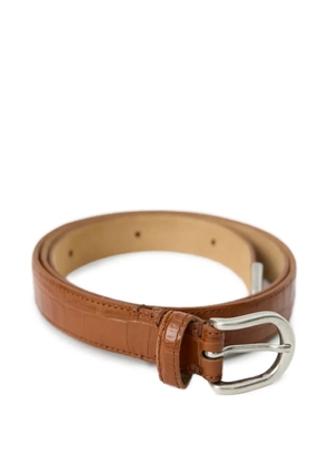 mfpen crocodile-effect belt - Brown