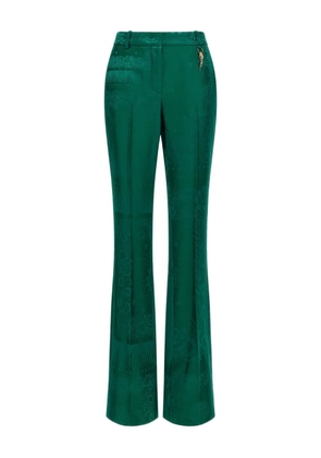 Roberto Cavalli patterned-jacquard trousers - Green