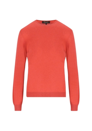 Loro Piana long-sleeve sweater - Orange