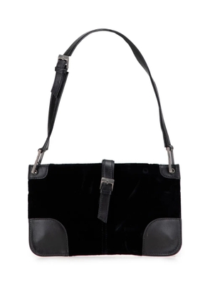 Saint Laurent Pre-Owned 2000-2012 Velvet shoulder bag - Black