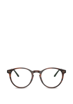 Polo Ralph Lauren round stripe glasses - Brown