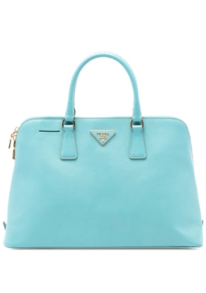 Prada Pre-Owned 2010-2026 Large Saffiano Lux Promenade satchel - Blue