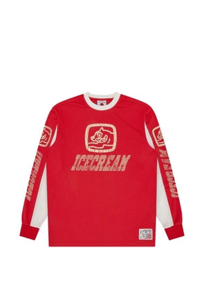 ICECREAM long-sleeve graphic T-shirt - Red