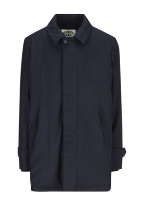 Camplin North buttoned-fastening welt-pocket coat - Blue