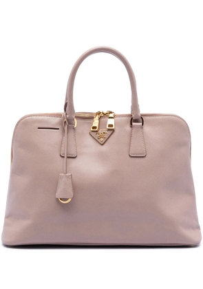 Prada Pre-Owned 2010-2026 Large Saffiano Lux Promenade satchel - Pink